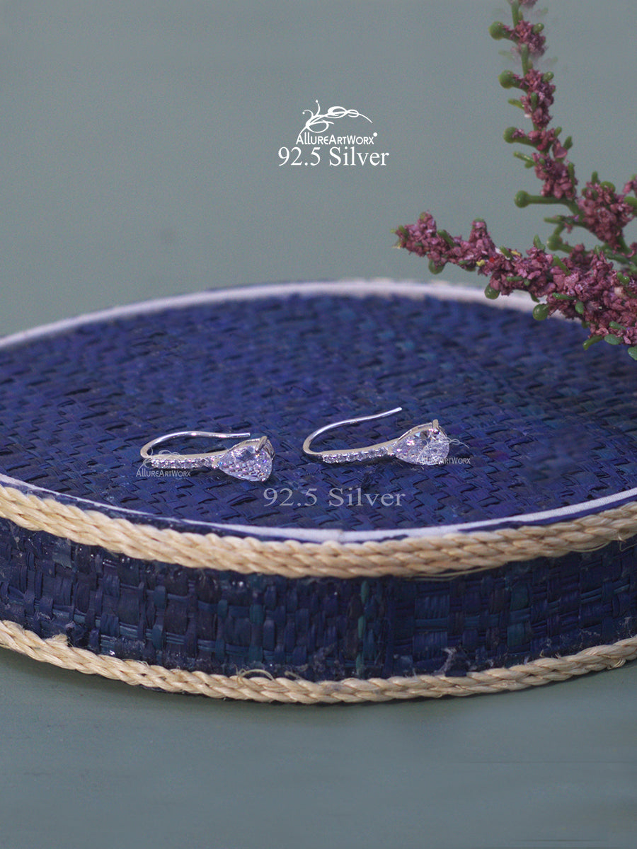 Aelina Silver Hooks